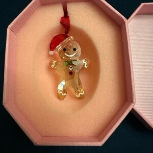 Swarovski Gingerbread Man Ornament